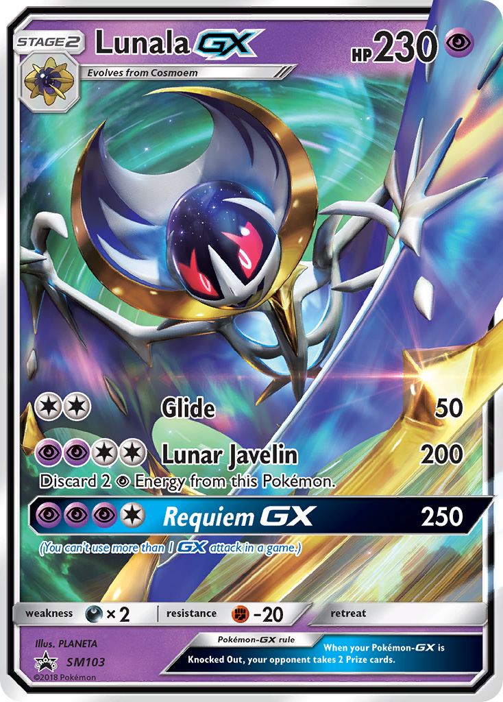 Lunala GX (SM103) [Sun & Moon: Black Star Promos] | Good Games North