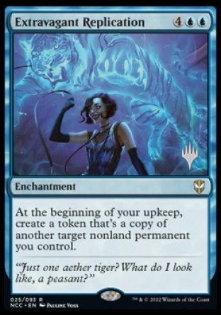 Extravagant Replication (Promo Pack) [Streets of New Capenna Commander Promos] | Good Games North