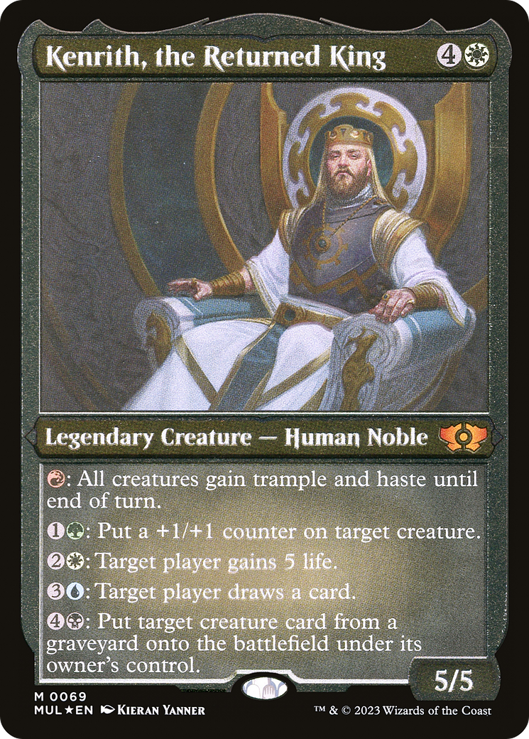 Kenrith, the Returned King (Foil Etched) [Multiverse Legends] | Good Games North