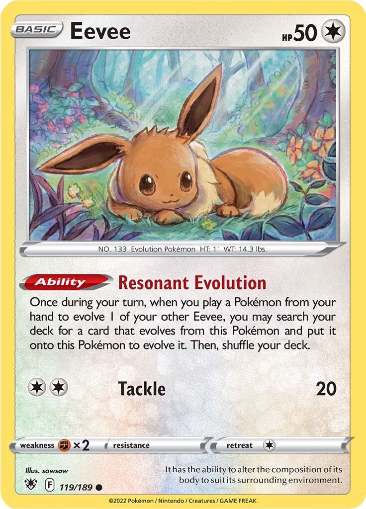 Eevee (119/189) [Sword & Shield: Astral Radiance] | Good Games North