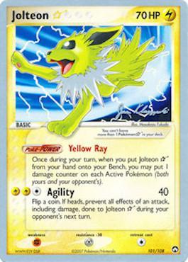 Jolteon Star (101/108) (Psychic Lock - Jason Klaczynski) [World Championships 2008] | Good Games North