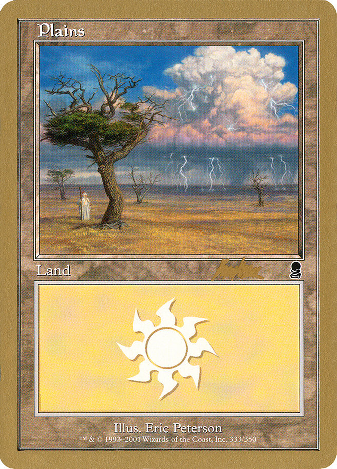 Plains (bk333) (Brian Kibler) [World Championship Decks 2002] | Good Games North