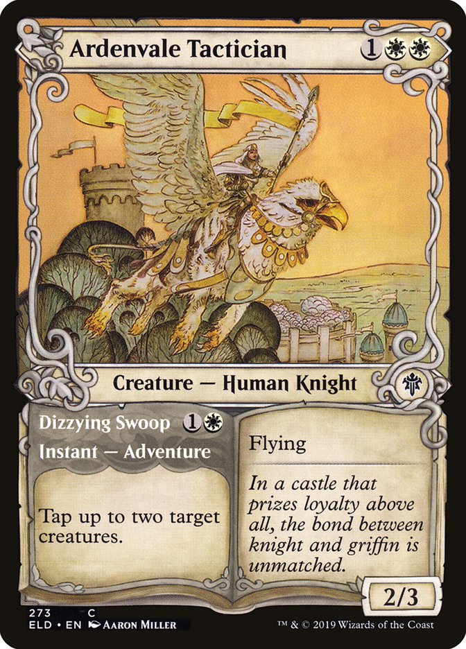 Ardenvale Tactician // Dizzying Swoop (Showcase) [Throne of Eldraine] | Good Games North