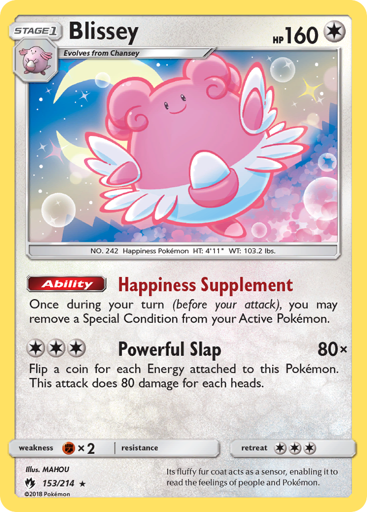Blissey (153/214) [Sun & Moon: Lost Thunder] | Good Games North