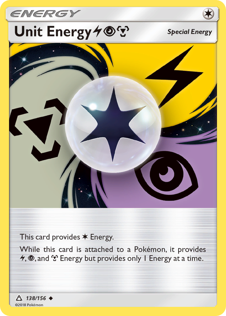 Unit Energy (138/156) (Lightning, Psychic, Metal) [Sun & Moon: Ultra Prism] | Good Games North