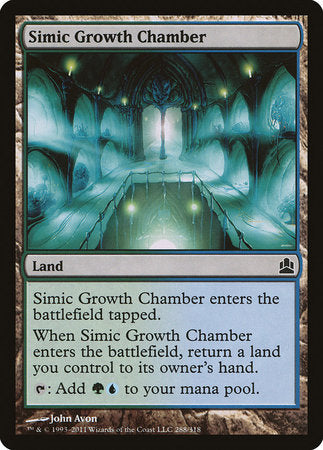 Simic Growth Chamber [Commander 2011] | Good Games North