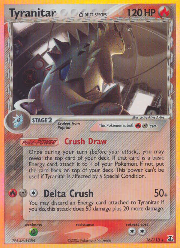 Tyranitar (16/113) (Delta Species) [EX: Delta Species] | Good Games North