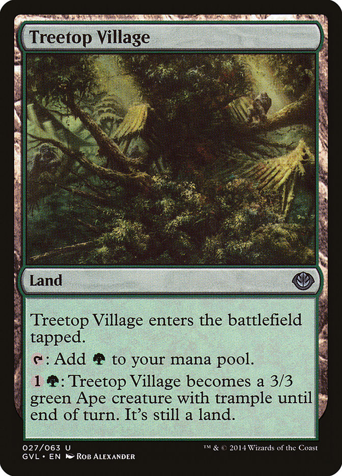 Treetop Village (Garruk vs. Liliana) [Duel Decks Anthology] | Good Games North