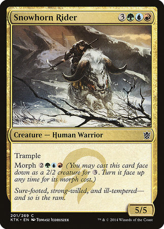 Snowhorn Rider [Khans of Tarkir] | Good Games North
