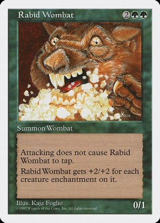 Rabid Wombat [Fifth Edition] | Good Games North