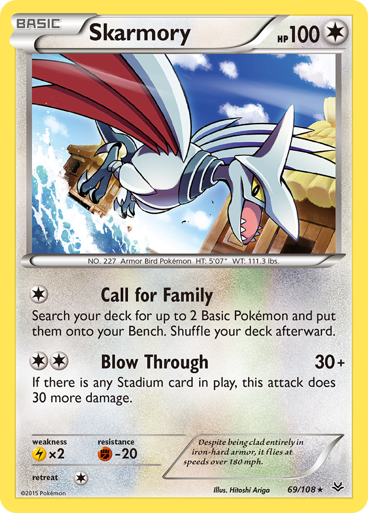 Skarmory (69/108) [XY: Roaring Skies] | Good Games North