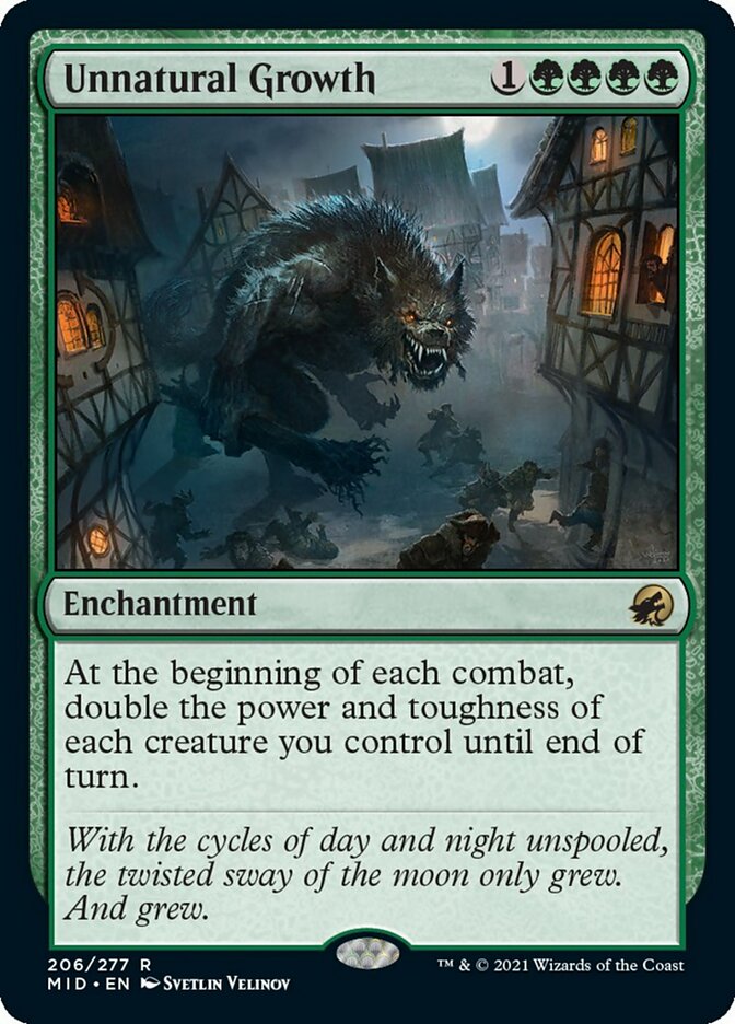 Unnatural Growth [Innistrad: Midnight Hunt] | Good Games North