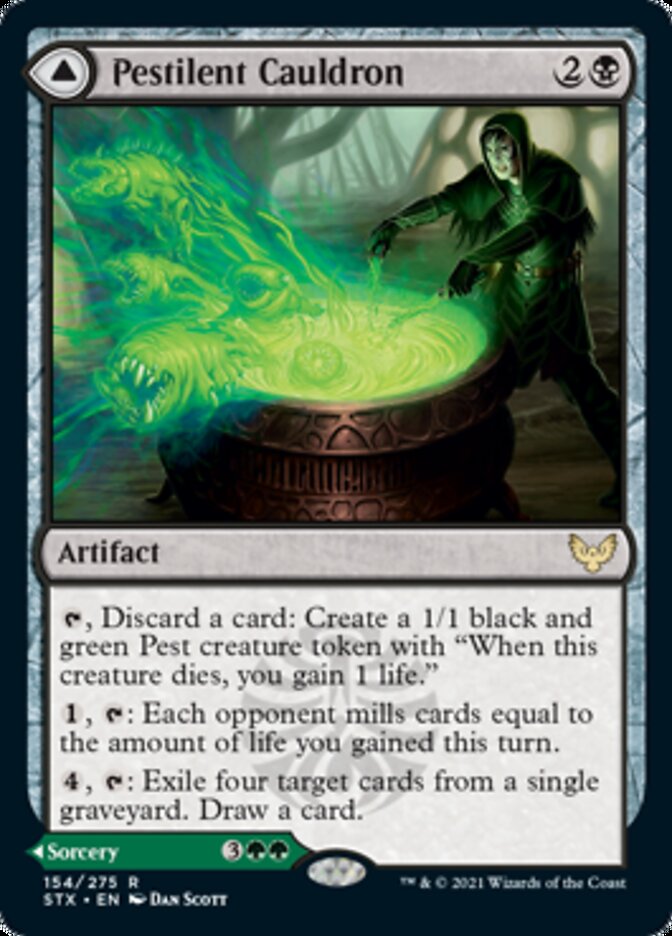 Pestilent Cauldron // Restorative Burst [Strixhaven: School of Mages] | Good Games North