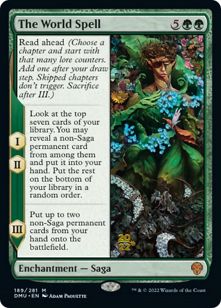The World Spell [Dominaria United Prerelease Promos] | Good Games North