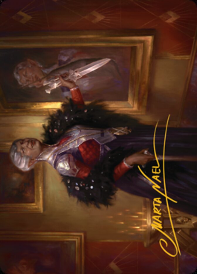 Evelyn, the Covetous Art Card (Gold-Stamped Signature) [Streets of New Capenna Art Series] | Good Games North