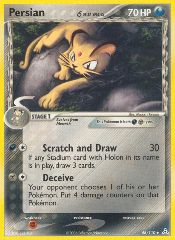Persian (48/110) (Delta Species) [EX: Holon Phantoms] | Good Games North