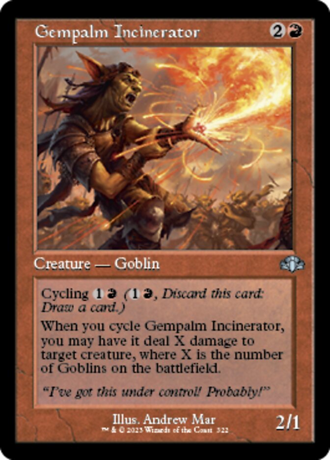 Gempalm Incinerator (Retro) [Dominaria Remastered] | Good Games North