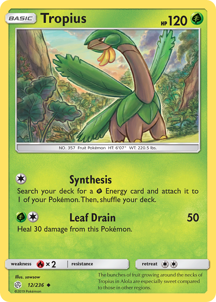 Tropius (12/236) [Sun & Moon: Cosmic Eclipse] | Good Games North