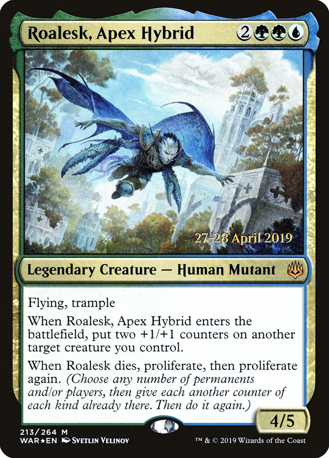 Roalesk, Apex Hybrid  [War of the Spark Prerelease Promos] | Good Games North