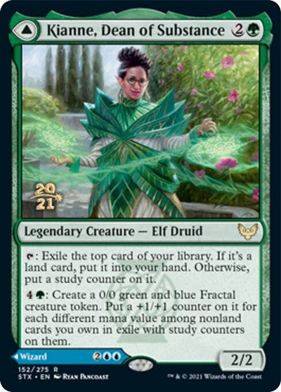Kianne, Dean of Substance // Imbraham, Dean of Theory [Strixhaven: School of Mages Prerelease Promos] | Good Games North
