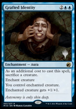Grafted Identity (Promo Pack) [Innistrad: Midnight Hunt Promos] | Good Games North