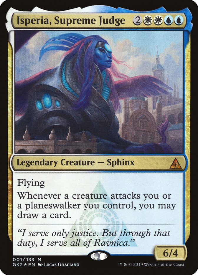 Isperia, Supreme Judge [Ravnica Allegiance Guild Kit] | Good Games North