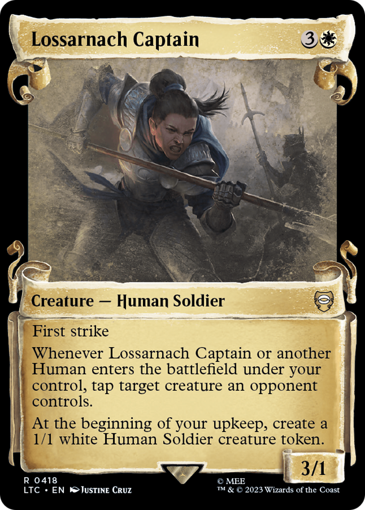 Lossarnach Captain [The Lord of the Rings: Tales of Middle-Earth Commander Showcase Scrolls] | Good Games North