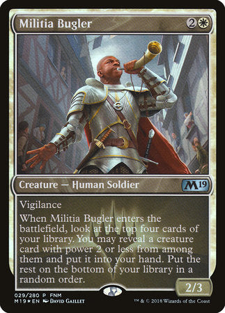 Militia Bugler [Core Set 2019 Promos] | Good Games North