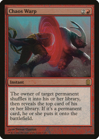 Chaos Warp [Commander's Arsenal] | Good Games North