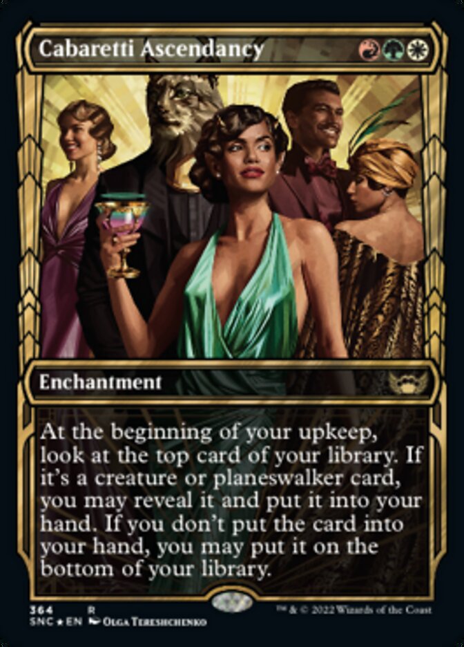 Cabaretti Ascendancy (Showcase Golden Age Gilded Foil) [Streets of New Capenna] | Good Games North