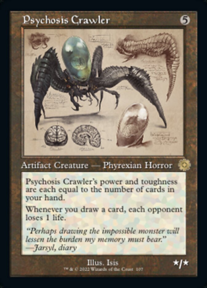 Psychosis Crawler (Retro Schematic) [The Brothers' War Retro Artifacts] | Good Games North