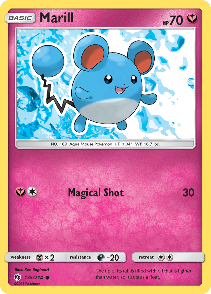 Marill (135/214) [Sun & Moon: Lost Thunder] | Good Games North