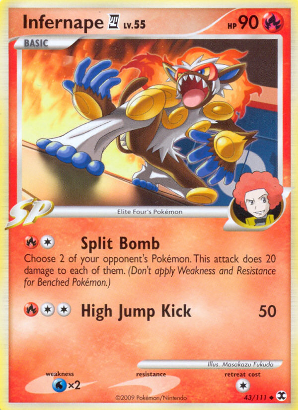 Infernape (43/111) [Platinum: Rising Rivals] | Good Games North