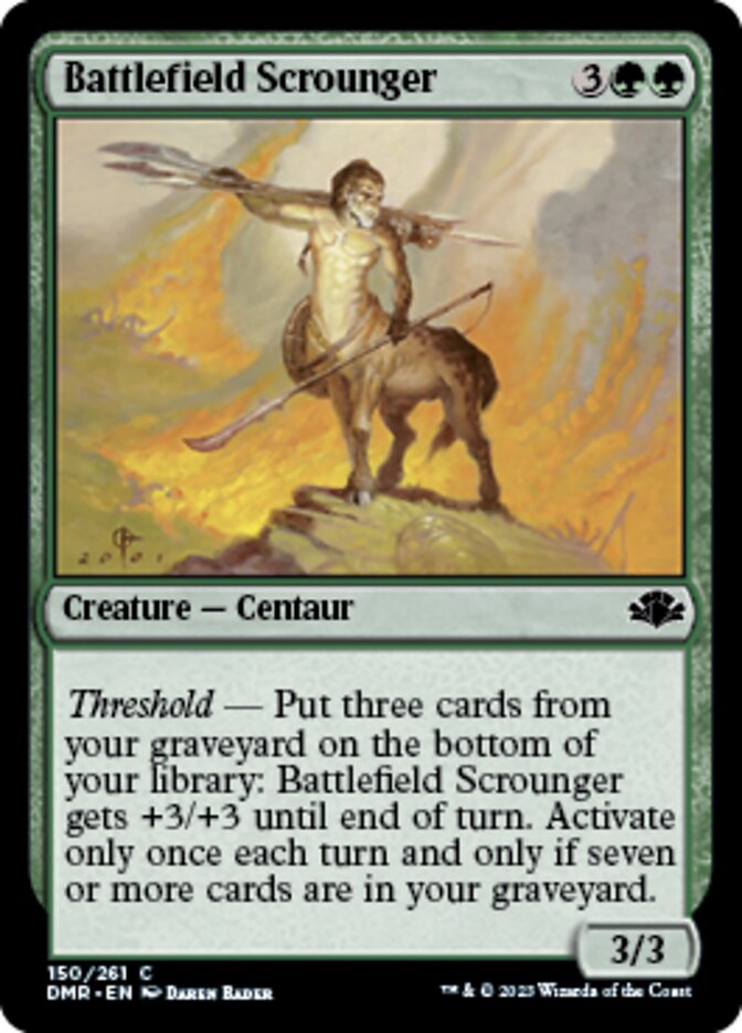 Battlefield Scrounger [Dominaria Remastered] | Good Games North