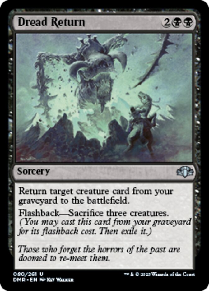 Dread Return [Dominaria Remastered] | Good Games North