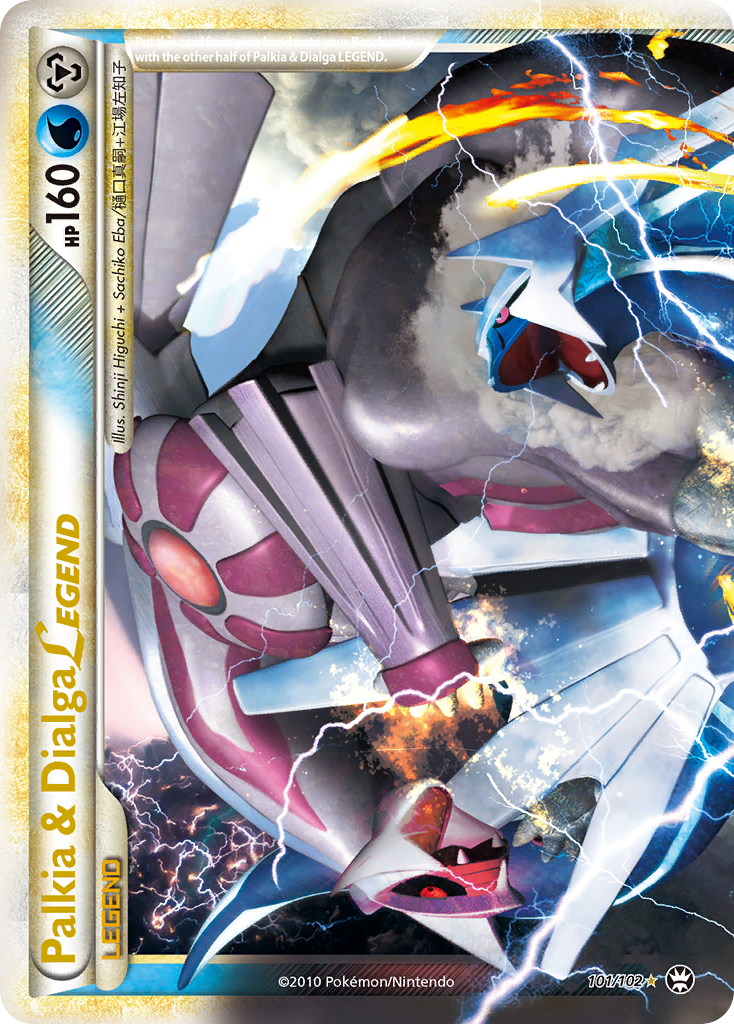 Palkia & Dialga LEGEND (101/102) [HeartGold & SoulSilver: Triumphant] | Good Games North