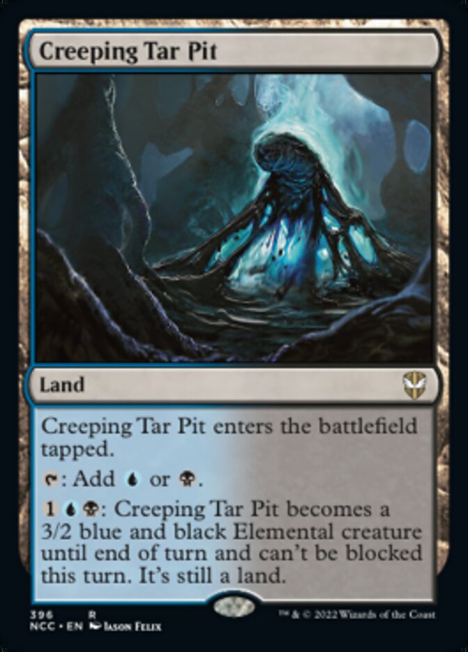Creeping Tar Pit [Streets of New Capenna Commander] | Good Games North