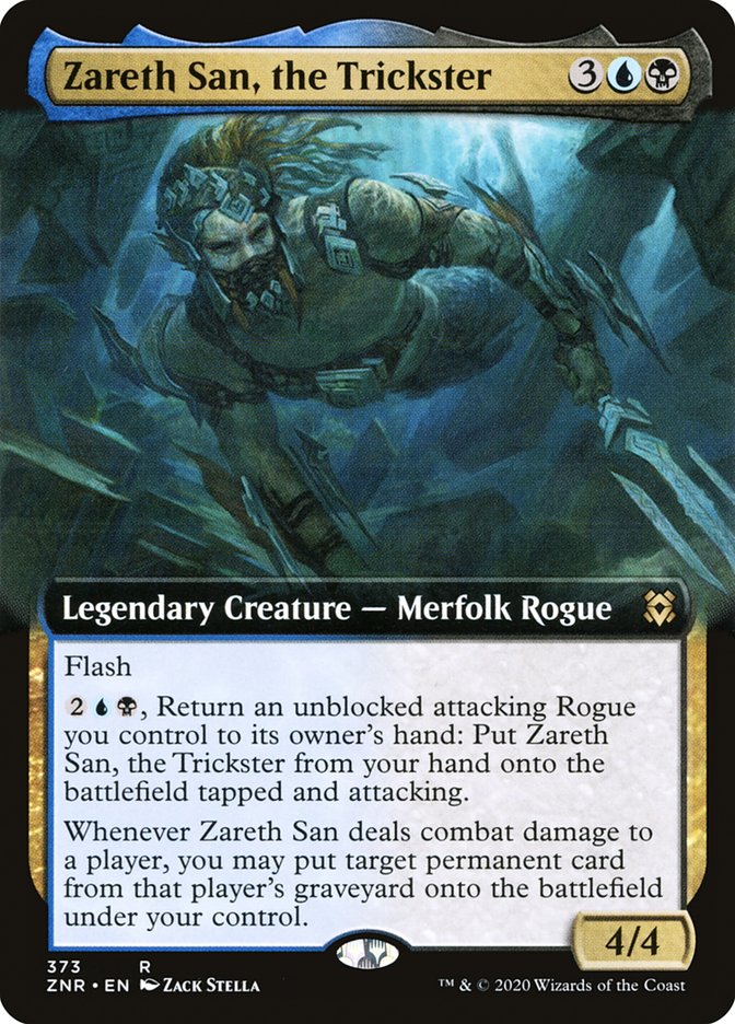 Zareth San, the Trickster (Extended Art) [Zendikar Rising] | Good Games North