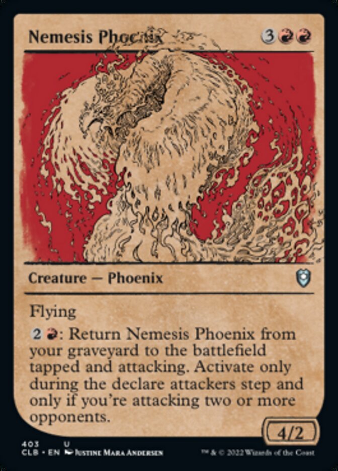 Nemesis Phoenix (Showcase) [Commander Legends: Battle for Baldur's Gate] | Good Games North