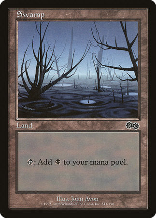 Swamp (341) [Urza's Saga] | Good Games North