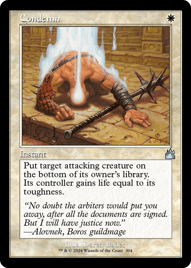 Condemn (Retro Frame) [Ravnica Remastered] | Good Games North