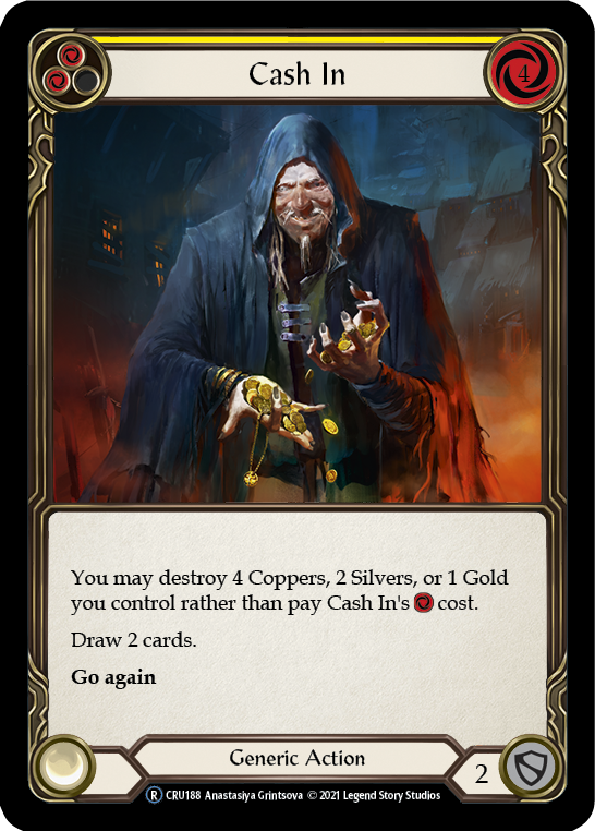 Cash In [U-CRU188-RF] Unlimited Rainbow Foil | Good Games North