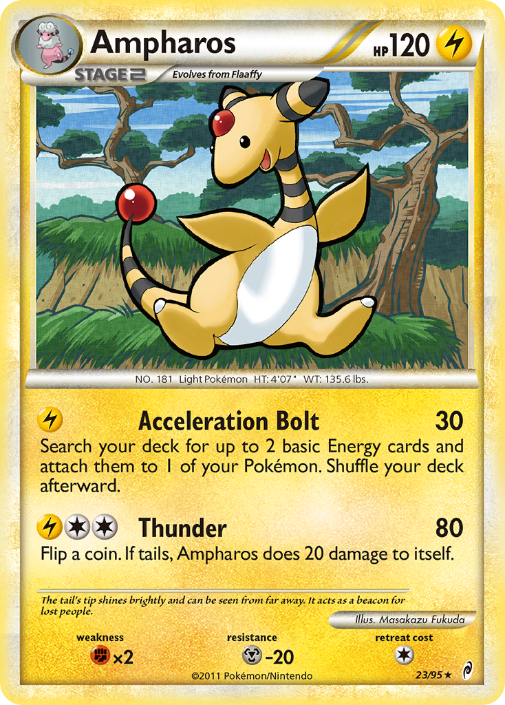 Ampharos (23/95) [HeartGold & SoulSilver: Call of Legends] | Good Games North