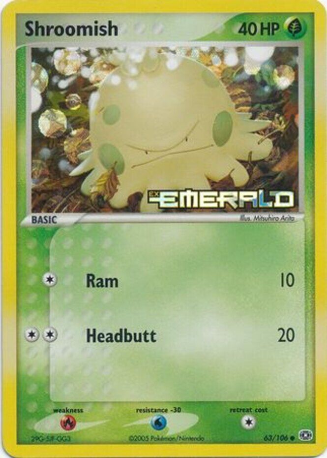 Shroomish (63/106) (Stamped) [EX: Emerald] | Good Games North