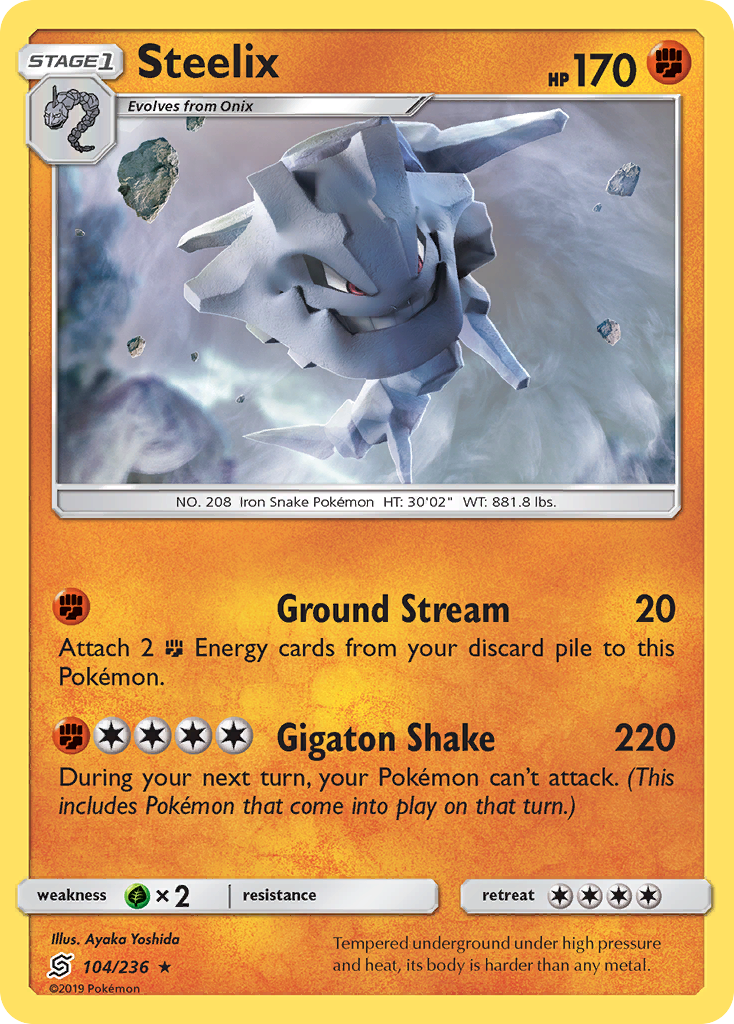 Steelix (104/236) [Sun & Moon: Unified Minds] | Good Games North