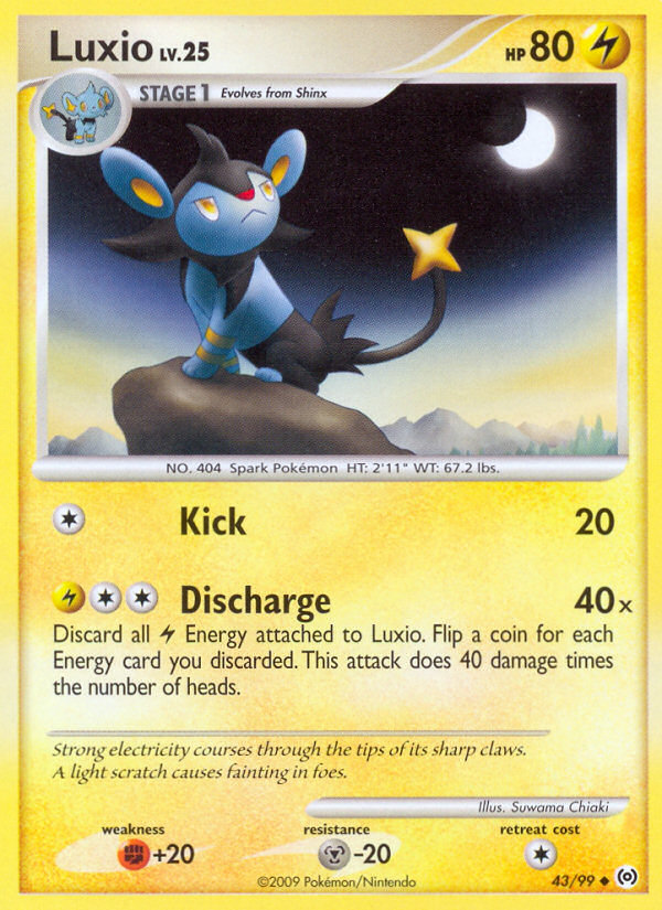 Luxio (43/99) [Platinum: Arceus] | Good Games North