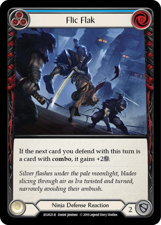 Flic Flak (Blue) [KSU025-R] 1st Edition Normal | Good Games North