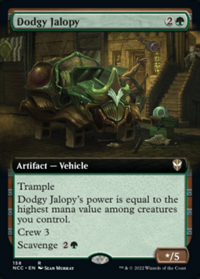 Dodgy Jalopy (Extended Art) [Streets of New Capenna Commander] | Good Games North