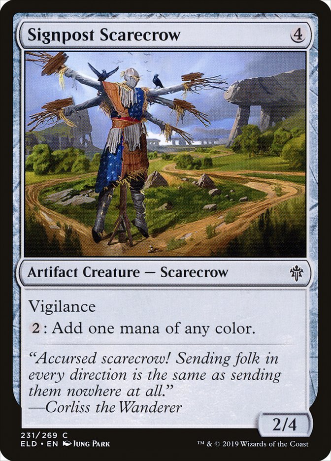 Signpost Scarecrow [Throne of Eldraine] | Good Games North