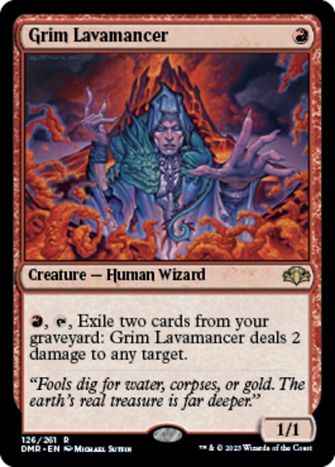 Grim Lavamancer [Dominaria Remastered] | Good Games North